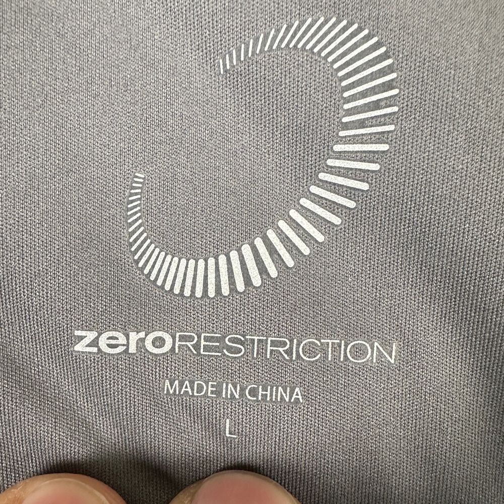 Zero Restriction Full Zip Jacket Men Large Gray B… - image 4